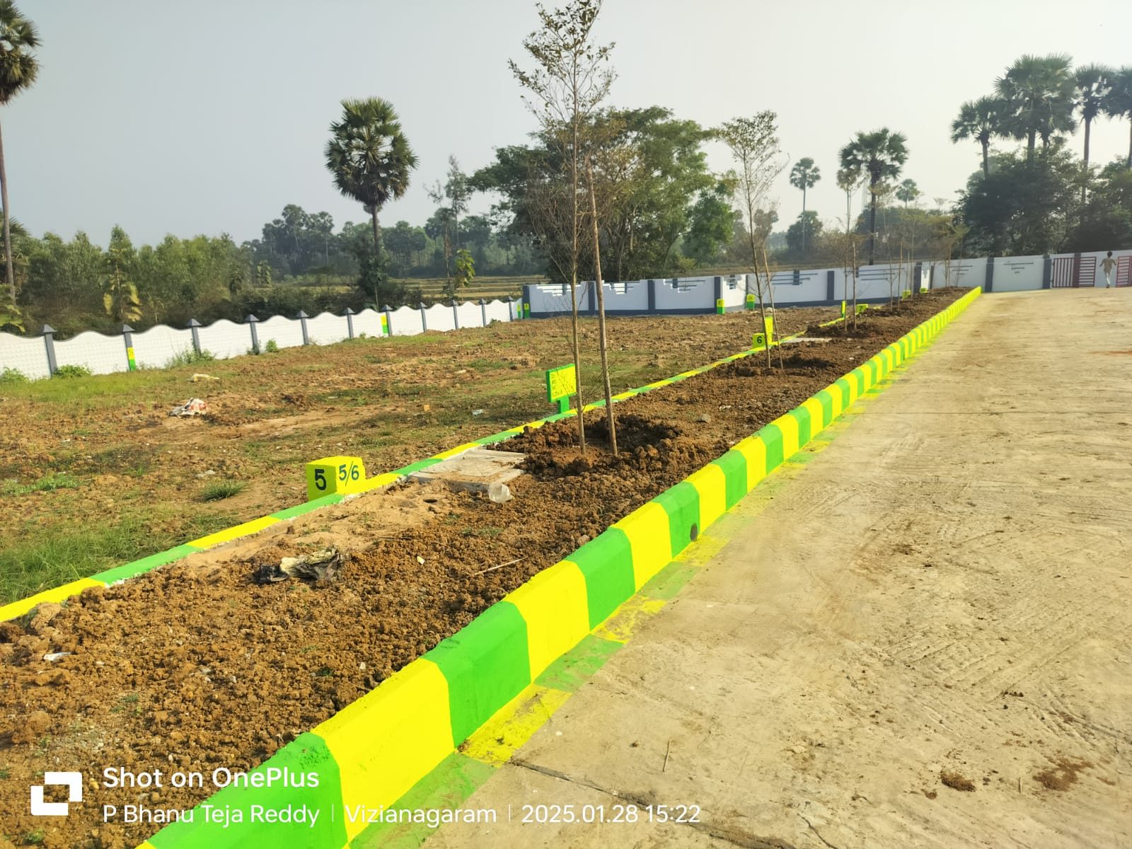 MLA Township Bhogapuram — plot demarcation and development
